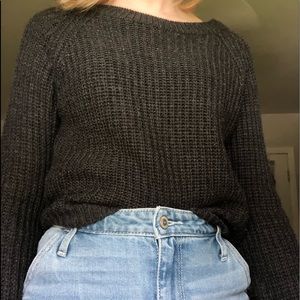 Gray sweater
